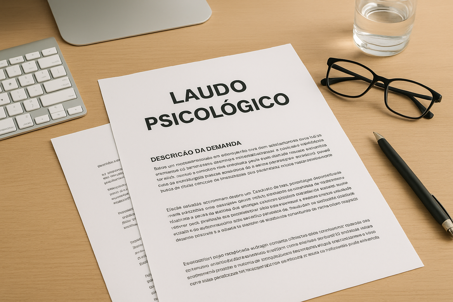 Modelo de Laudo Psicológico grátis dowload